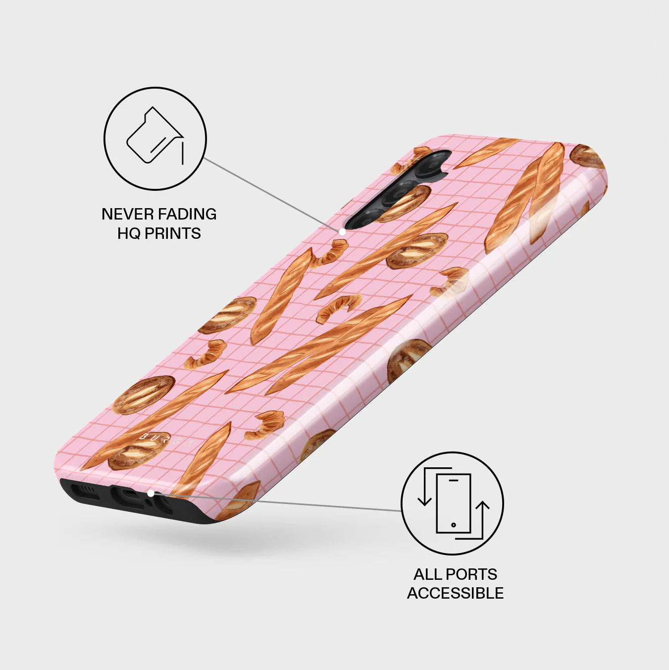 No Crumbs - Samsung Galaxy A25 Case - Image 3