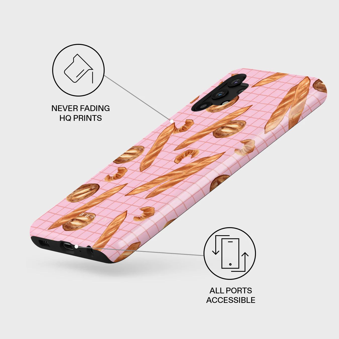 No Crumbs - Samsung Galaxy A32 5G Case - Image 3