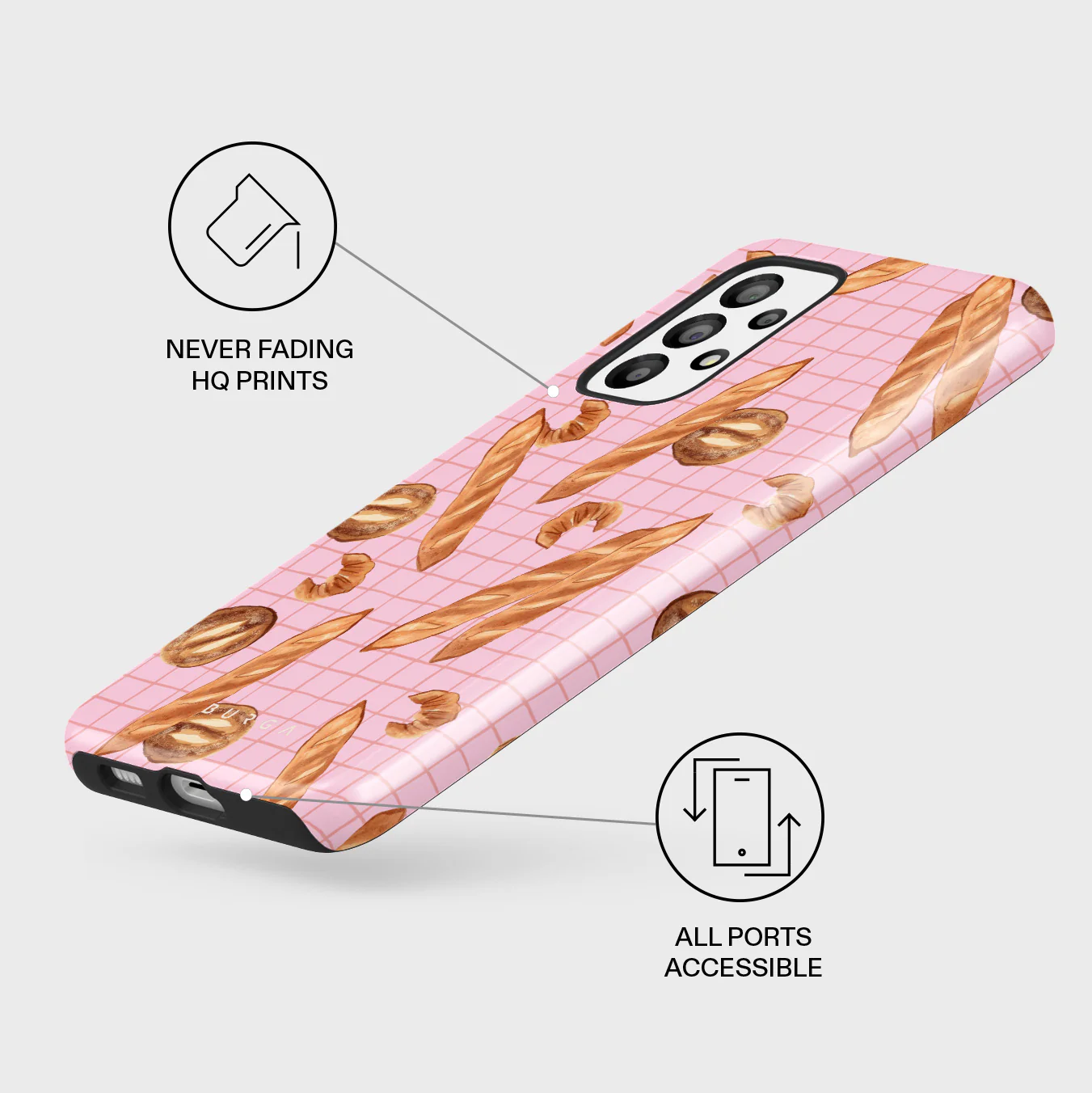 No Crumbs - Samsung Galaxy A33 Case - Image 3