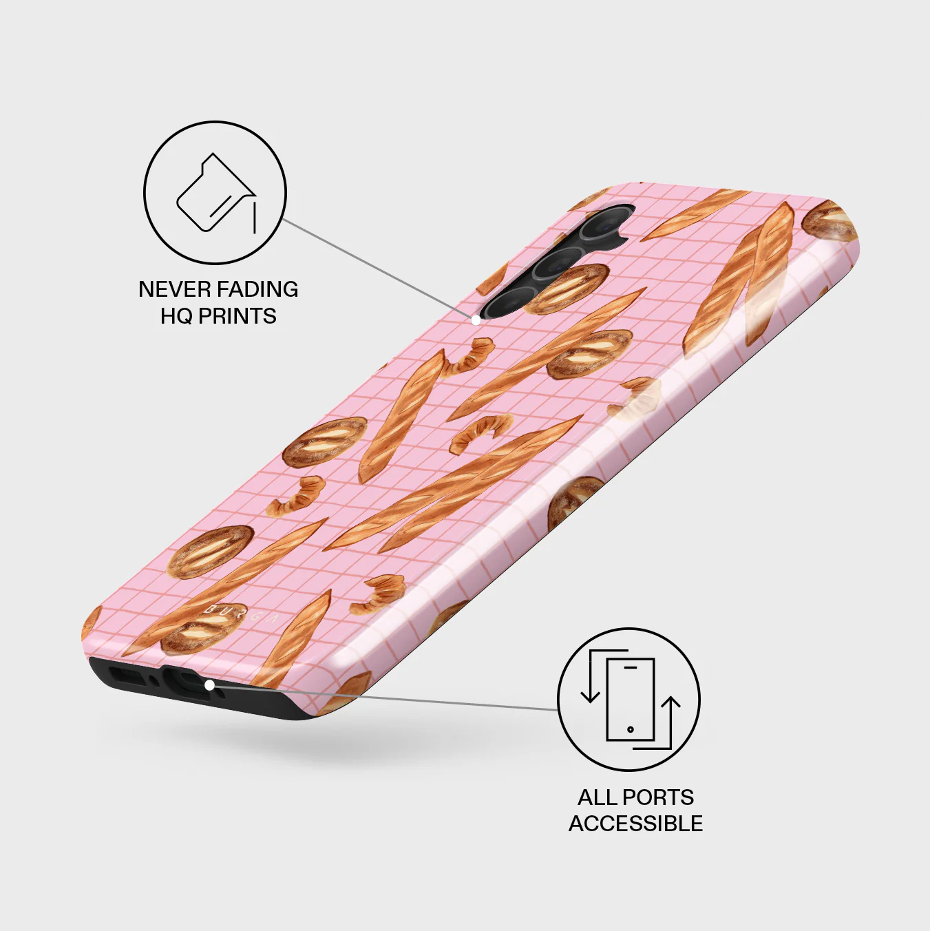 No Crumbs - Samsung Galaxy A34 Case - Image 3