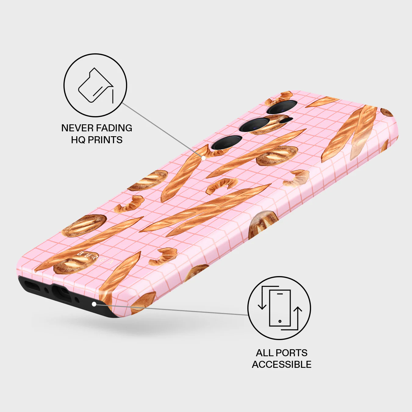 No Crumbs - Samsung Galaxy A35 Case - Image 3