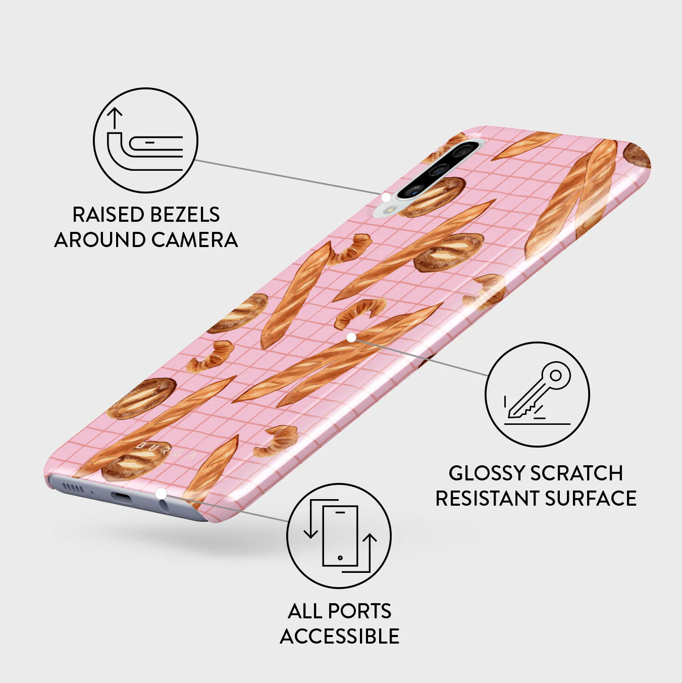 No Crumbs - Samsung Galaxy A50 Case - Image 3