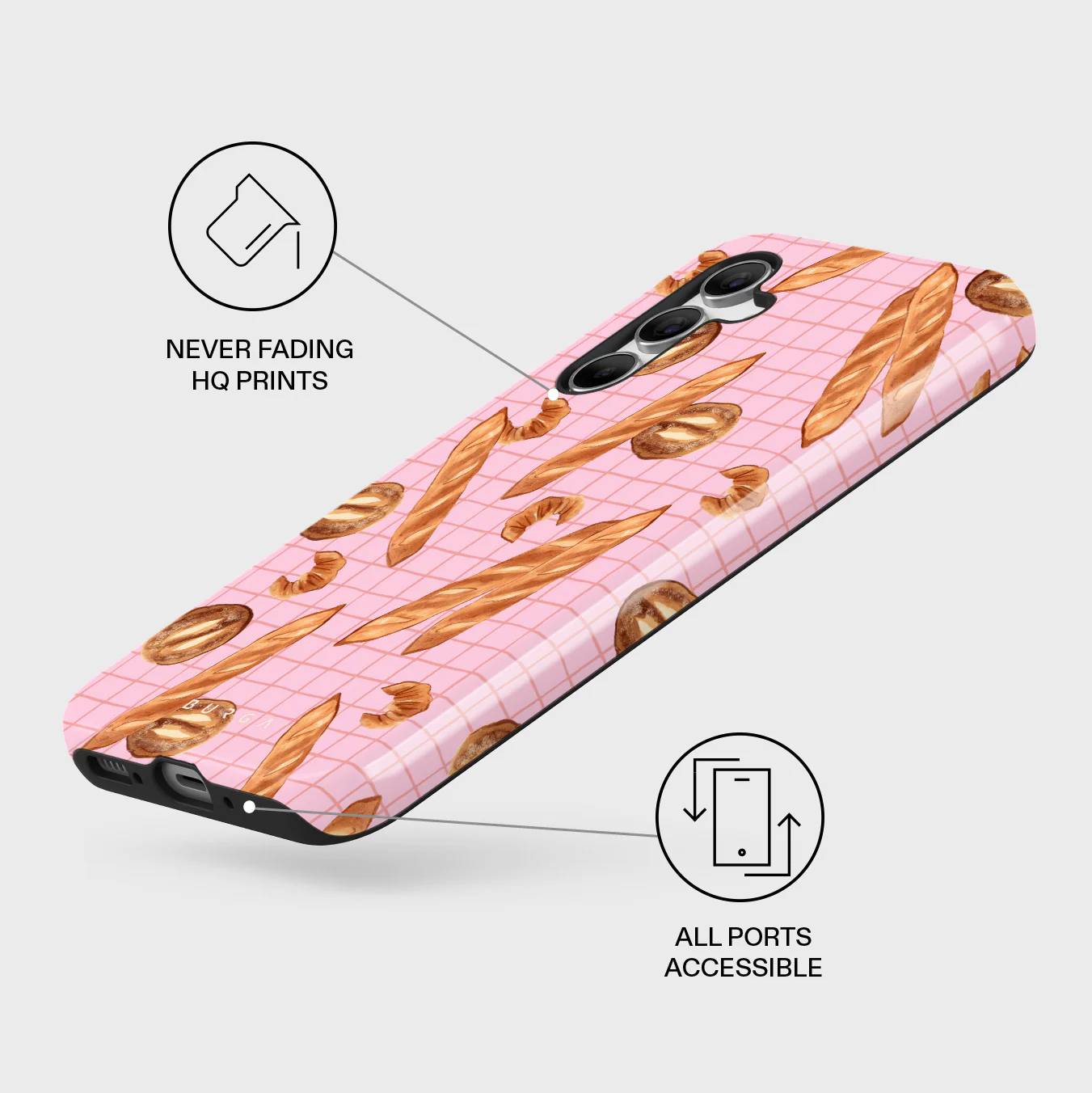 No Crumbs - Samsung Galaxy A55 Case - Image 3