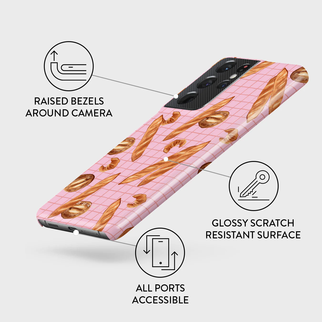 No Crumbs - Samsung Galaxy S21 Ultra Case - Image 3