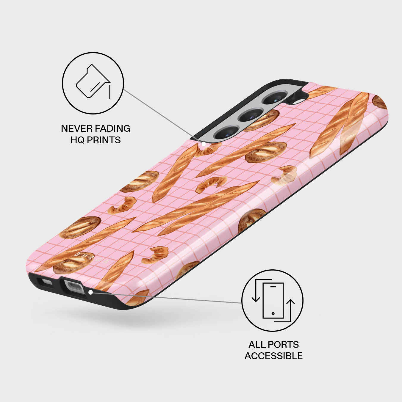 No Crumbs - Samsung Galaxy S22 Case - Image 3