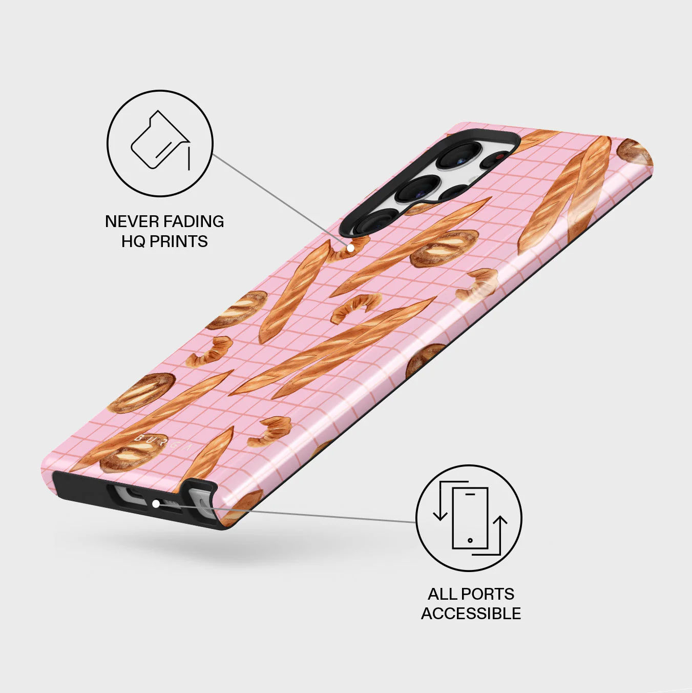 No Crumbs - Samsung Galaxy S22 Ultra Case - Image 3