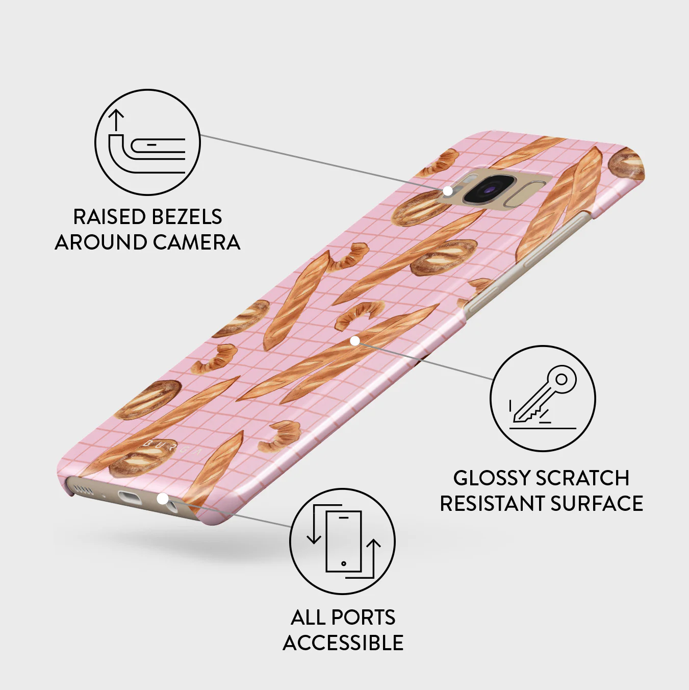 No Crumbs - Samsung Galaxy S8 Case - Image 3