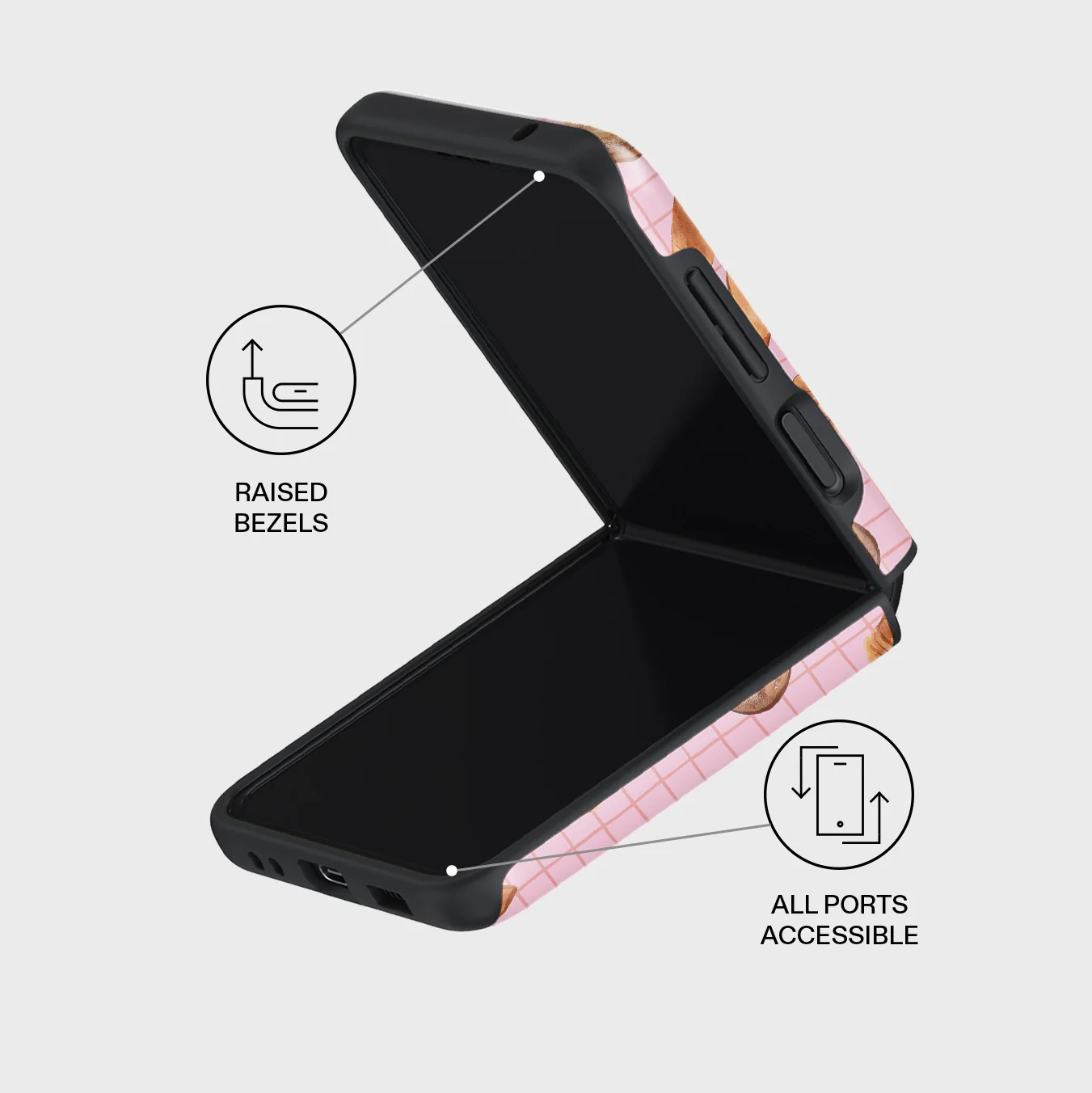 No Crumbs - Samsung Galaxy Z Flip 3 Case - Image 3
