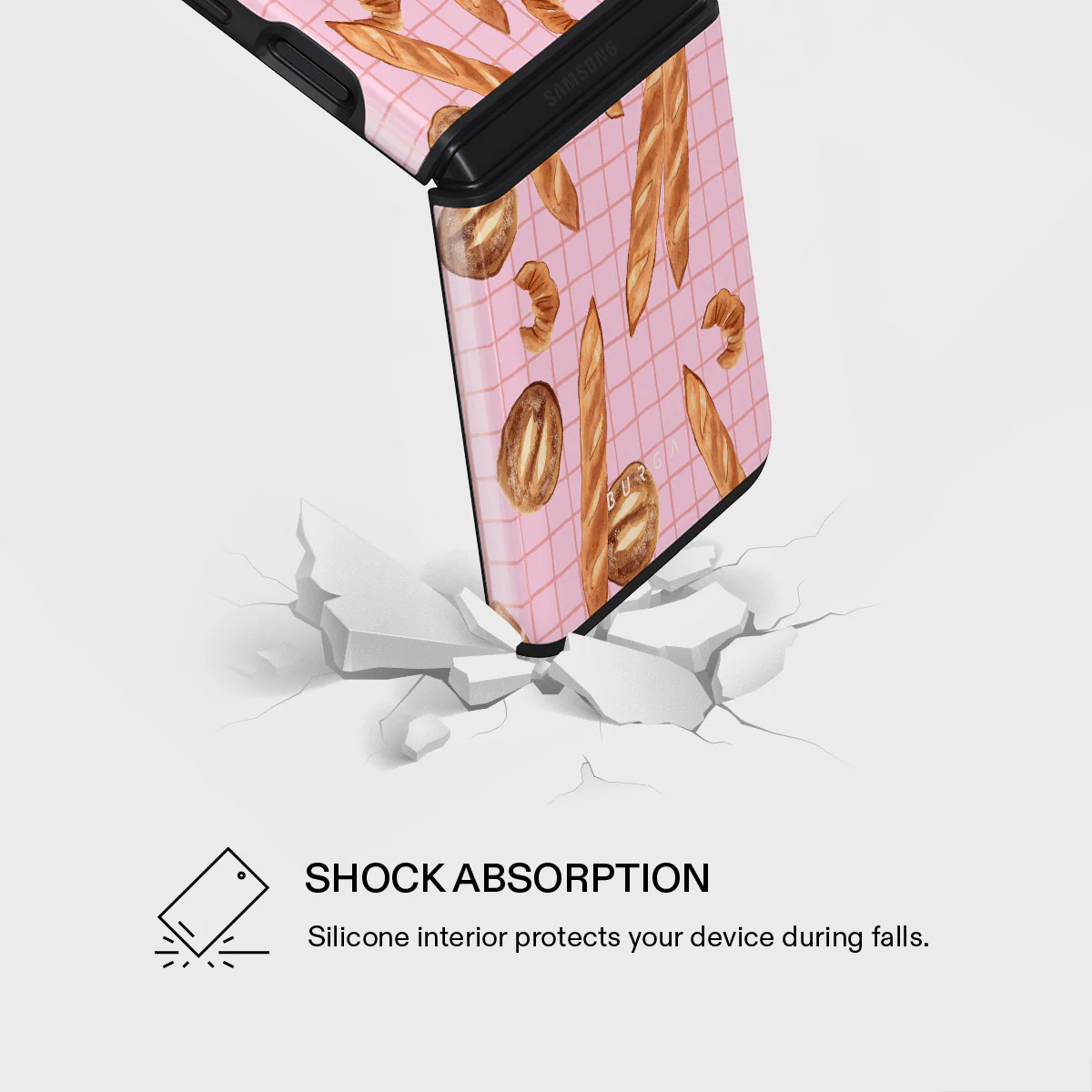 No Crumbs - Samsung Galaxy Z Flip 3 Case - Image 4
