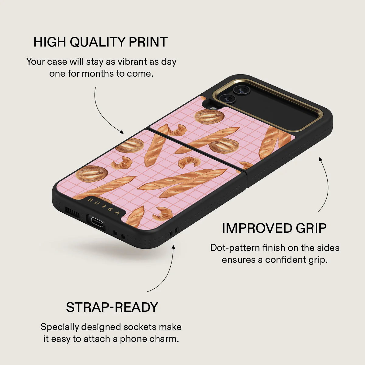No Crumbs - Samsung Galaxy Z Flip 4 Case - Image 18