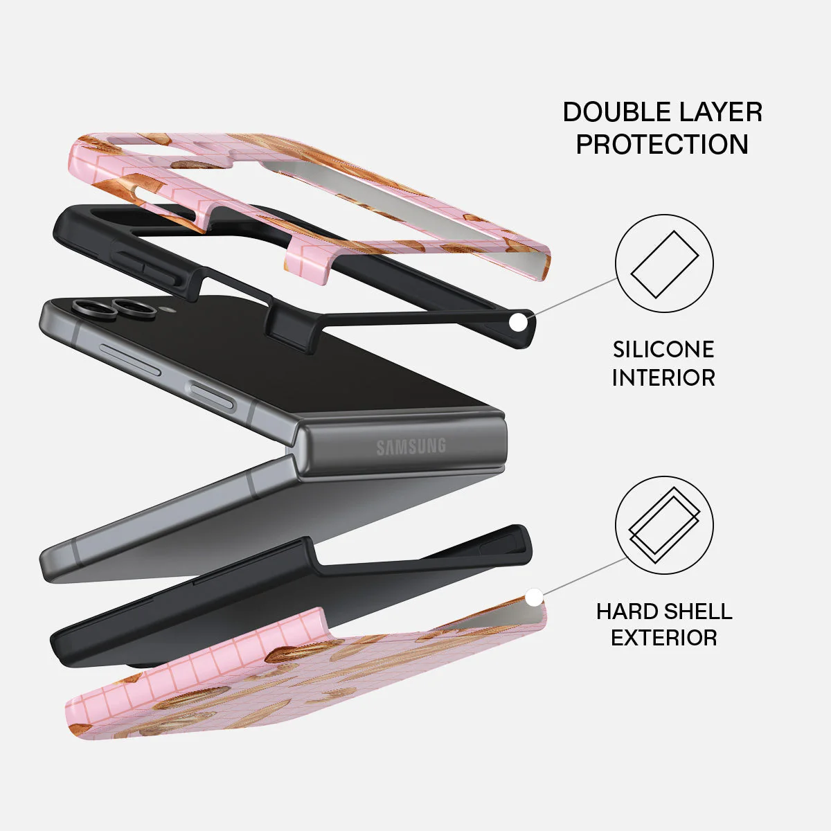 No Crumbs - Samsung Galaxy Z Flip 5 Case - Image 2