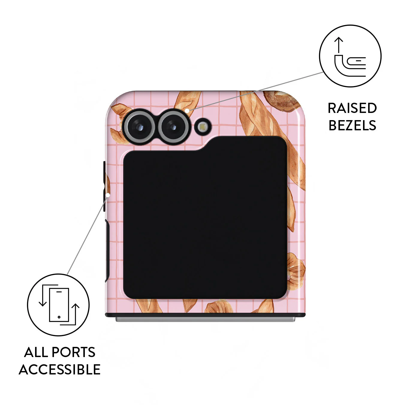 No Crumbs - Samsung Galaxy Z Flip 6 Case - Image 3