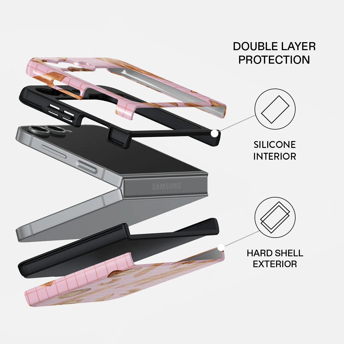 No Crumbs - Samsung Galaxy Z Flip 7 FE Case - Image 2