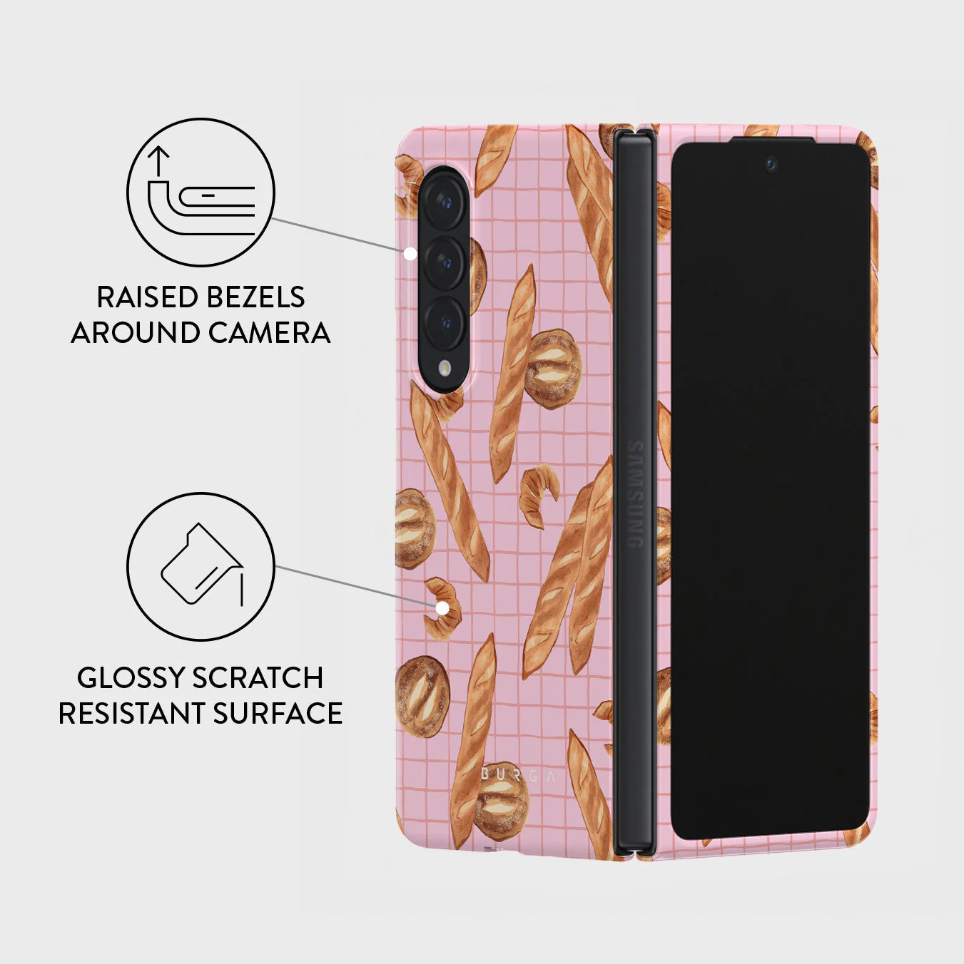 No Crumbs - Samsung Galaxy Z Fold 4 Case - Image 3
