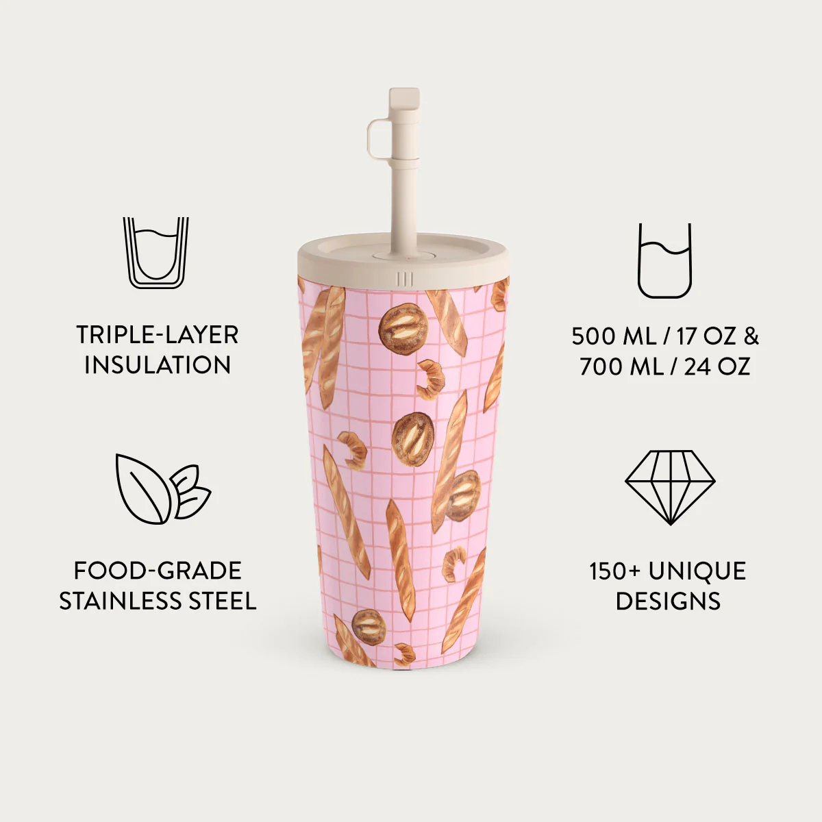 No Crumbs - Travel Mug - Image 8