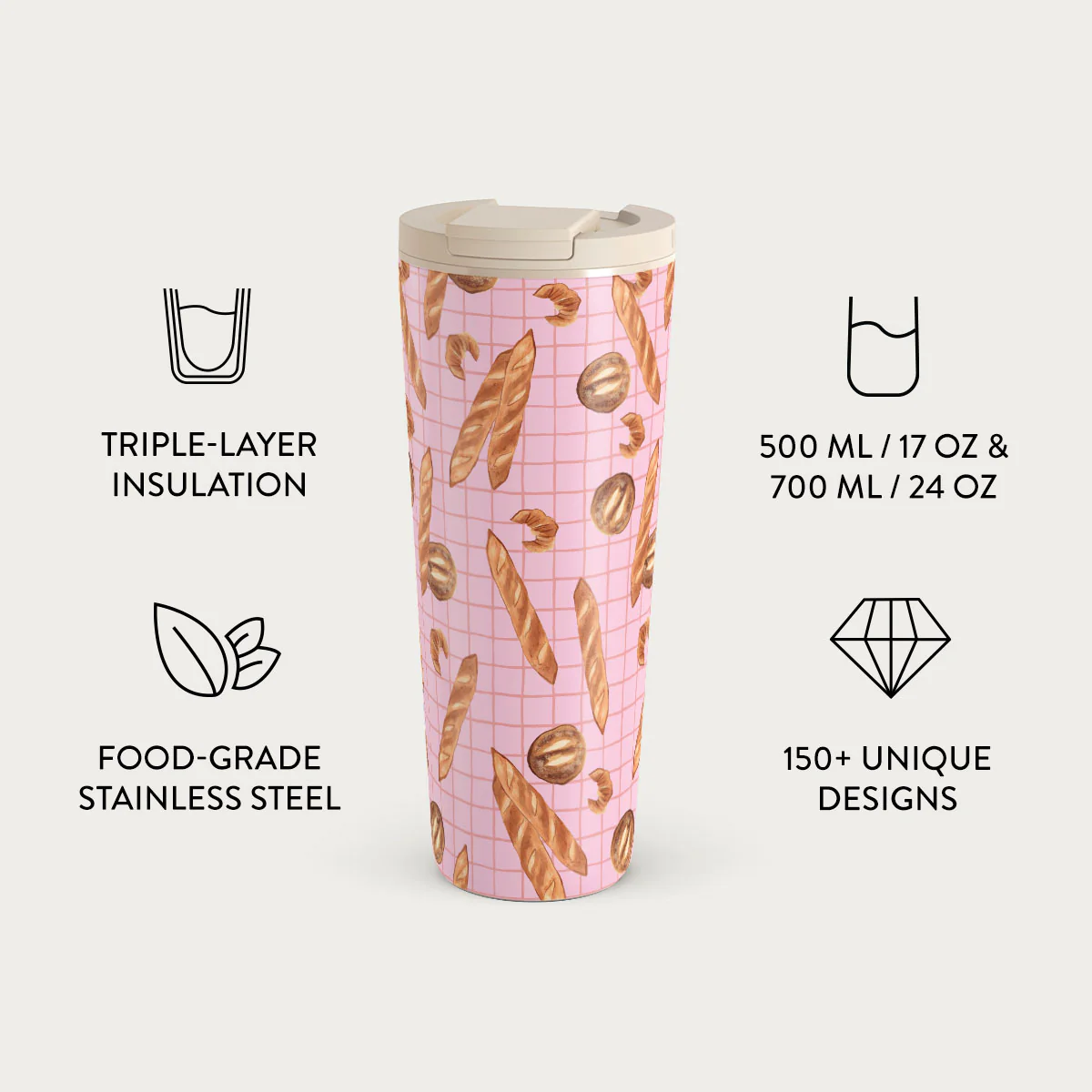 No Crumbs - Travel Mug - Image 9