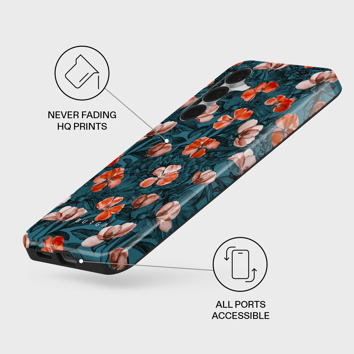 No Rain No Flowers - Samsung Galaxy S25 FE Case - Image 3