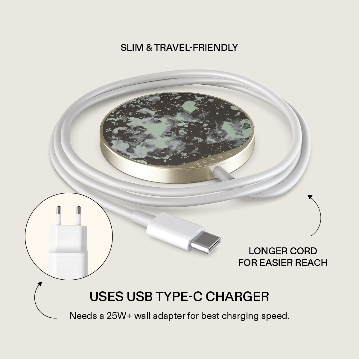 Nordic - Magnetic Wireless Charger - Image 3