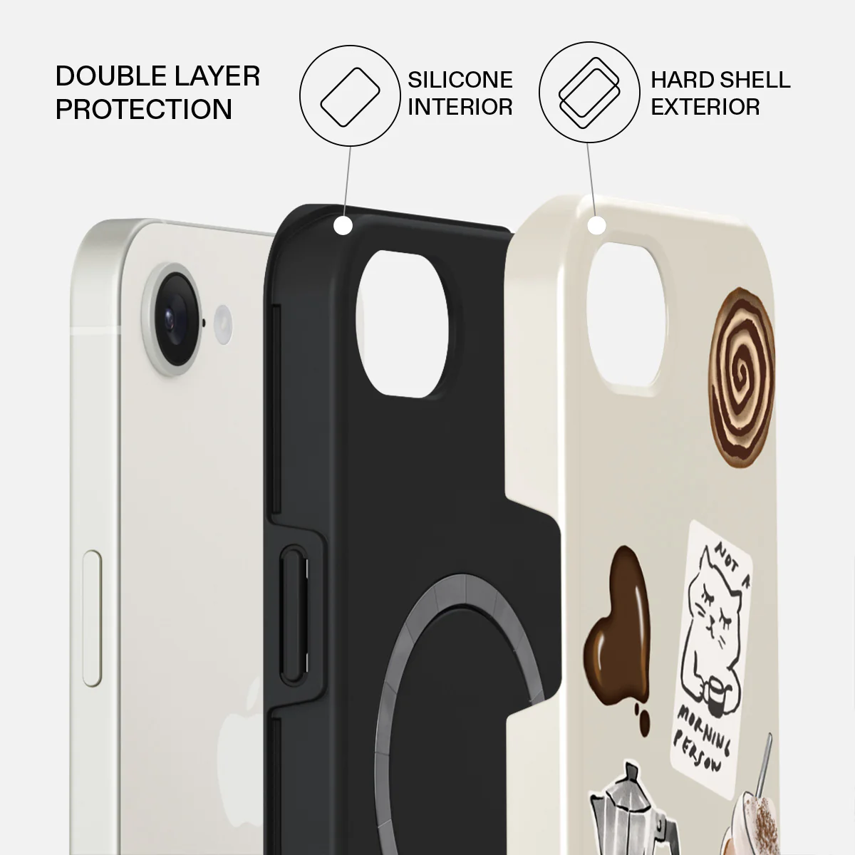 Oat Milk Please - iPhone 17e Case - Image 2