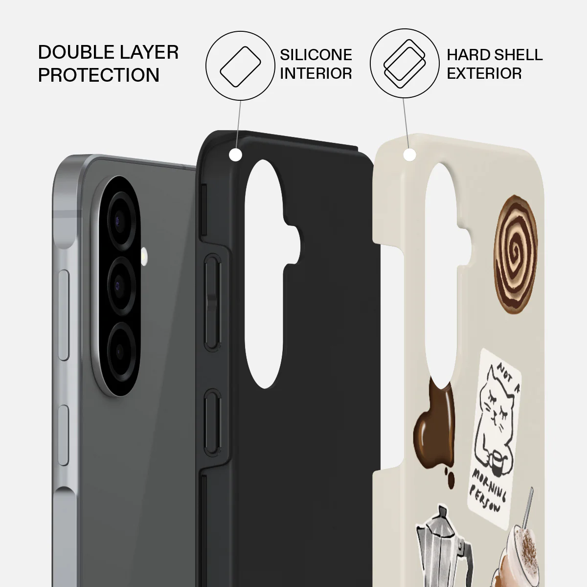 Oat Milk Please - Samsung Galaxy A57 5G Case - Image 2