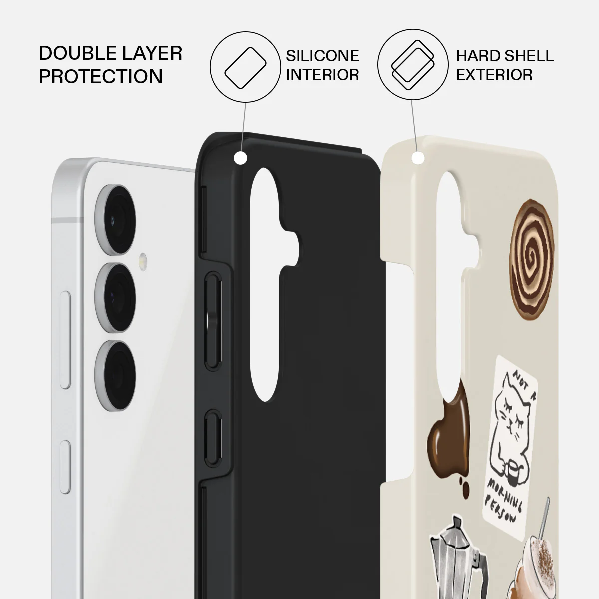 Oat Milk Please - Samsung Galaxy S25 FE Case - Image 2