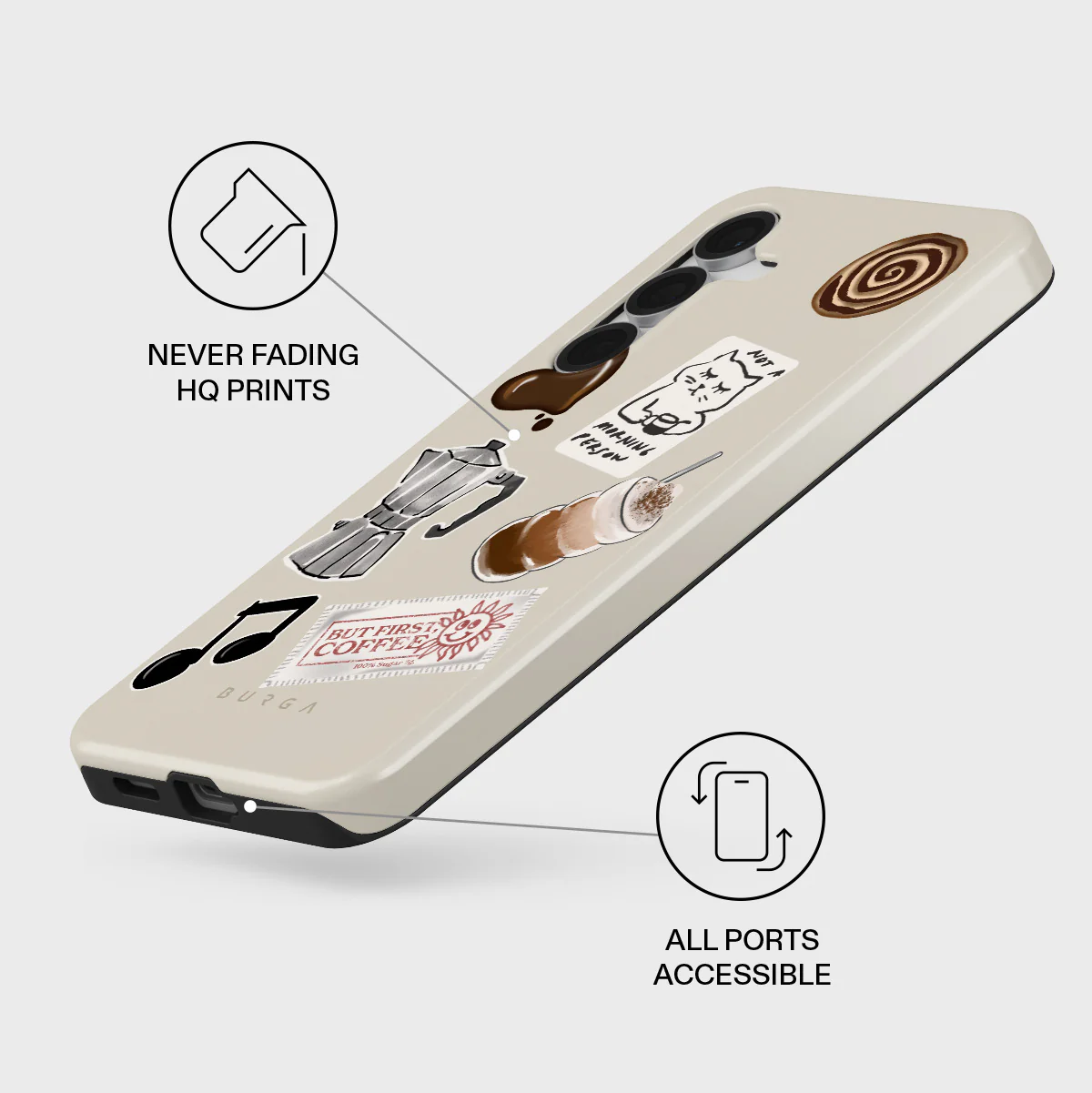 Oat Milk Please - Samsung Galaxy S25 FE Case - Image 3