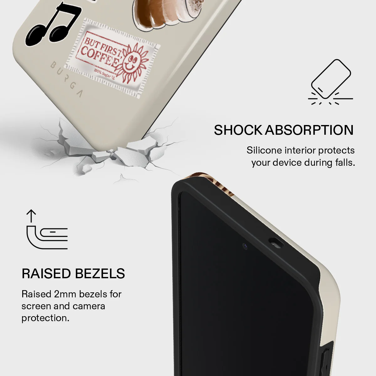 Oat Milk Please - Samsung Galaxy S25 FE Case - Image 4