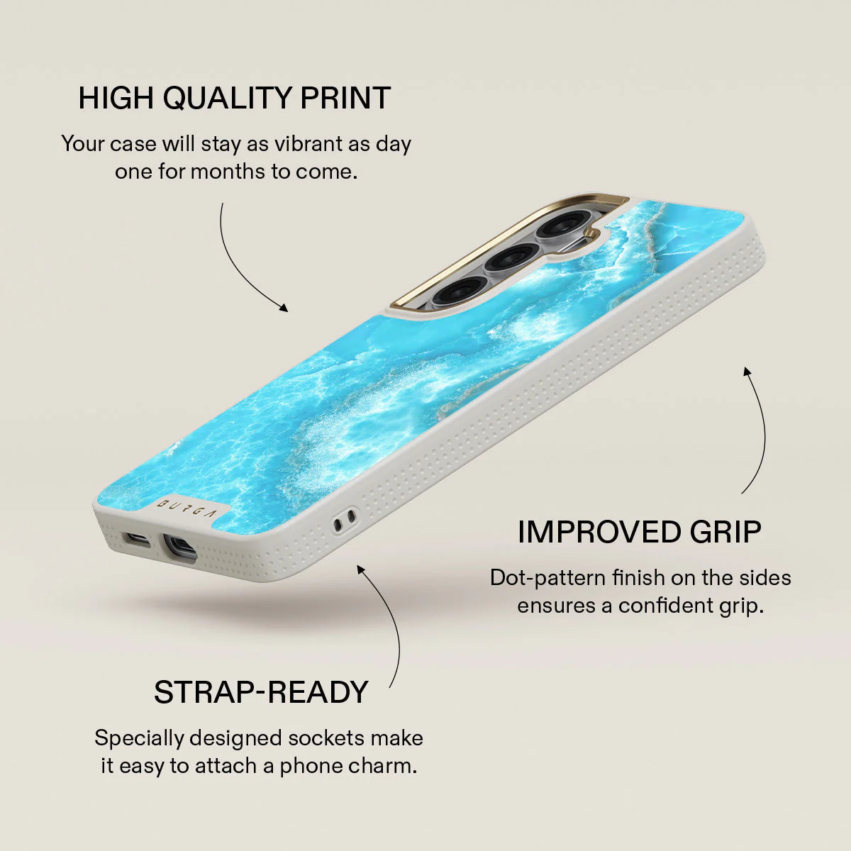 Ocean Waves - Blue Samsung Galaxy S26 Case - Image 30