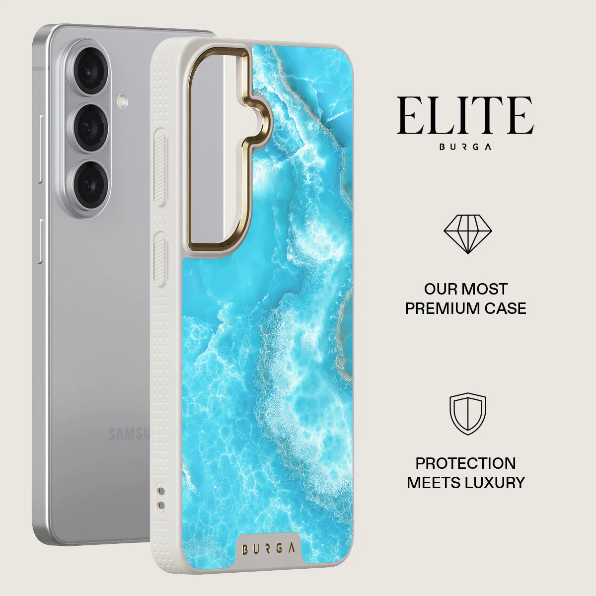 Ocean Waves - Blue Samsung Galaxy S26 Plus Case - Image 27