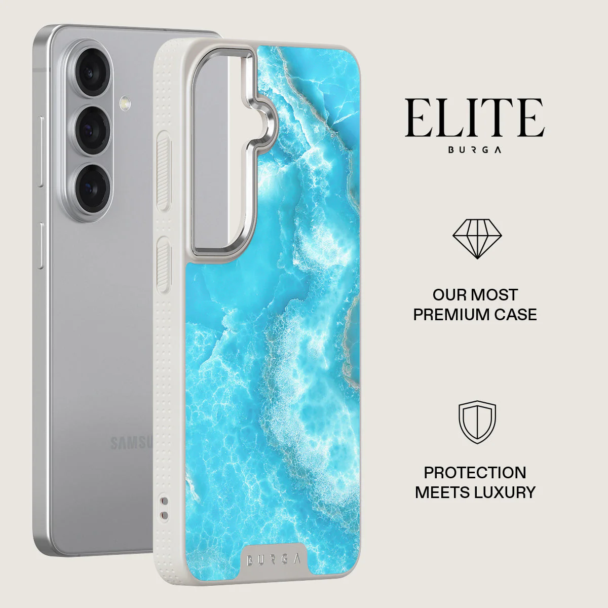 Ocean Waves - Blue Samsung Galaxy S26 Plus Case - Image 34