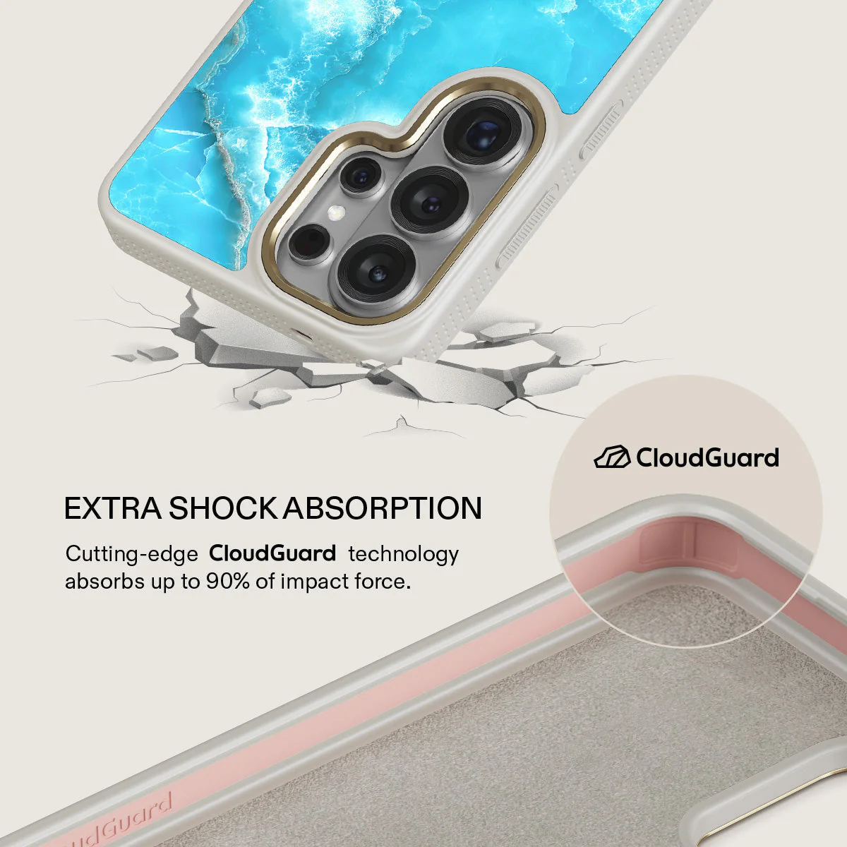 Ocean Waves - Blue Samsung Galaxy S26 Ultra Case - Image 28