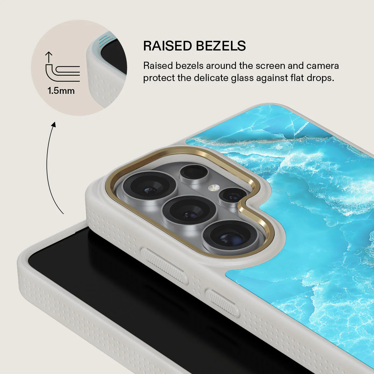 Ocean Waves - Blue Samsung Galaxy S26 Ultra Case - Image 29