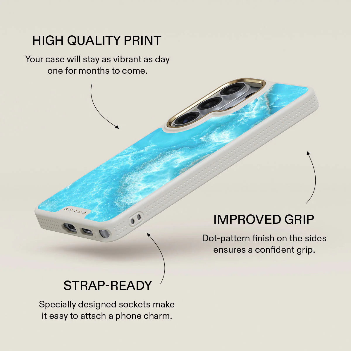 Ocean Waves - Blue Samsung Galaxy S26 Ultra Case - Image 30