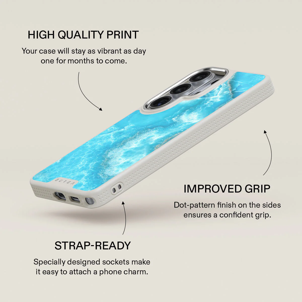 Ocean Waves - Blue Samsung Galaxy S26 Ultra Case - Image 37