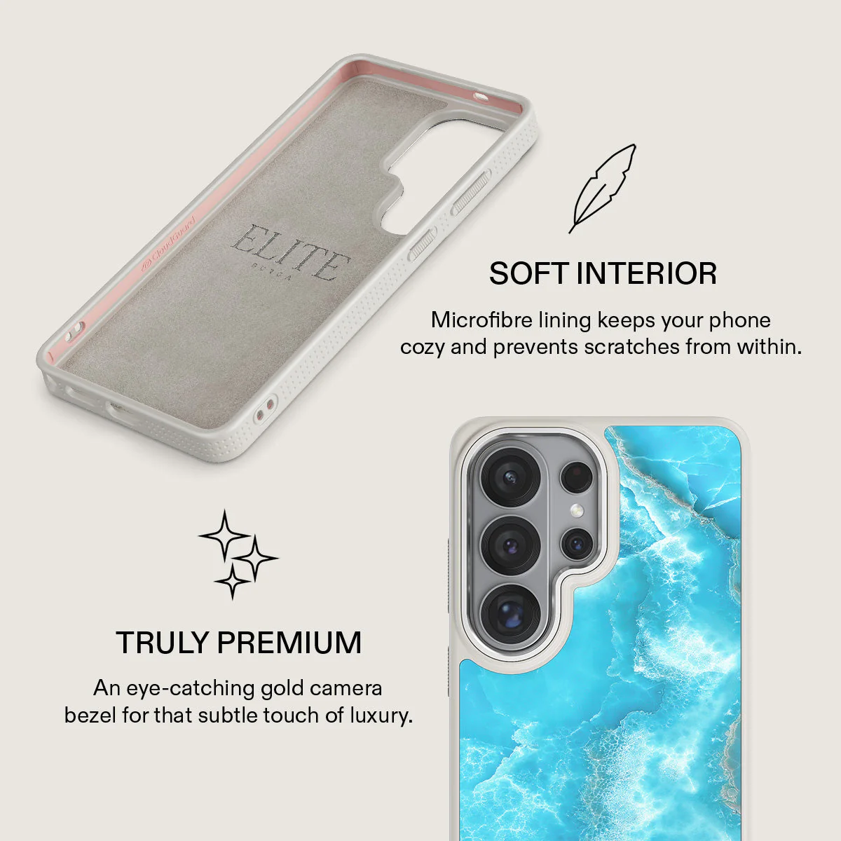 Ocean Waves - Blue Samsung Galaxy S26 Ultra Case - Image 38