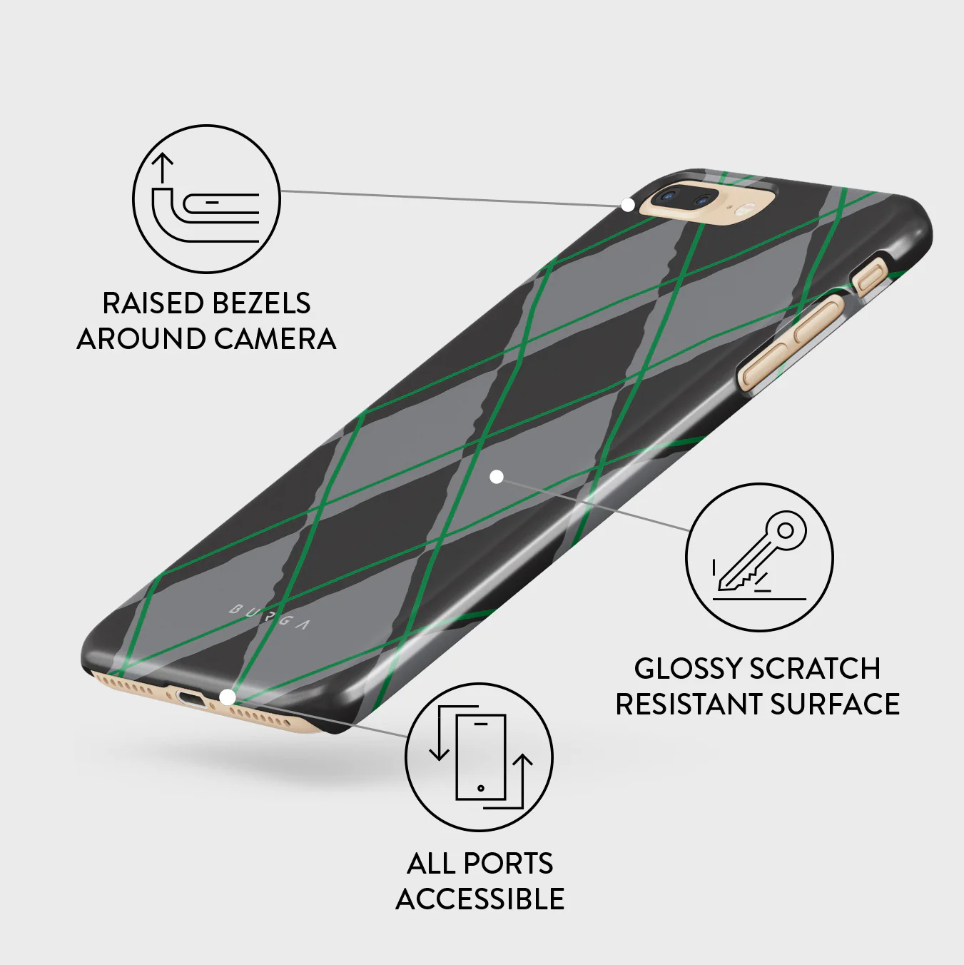 Old School - iPhone 7 Plus / 8 Plus Case - Image 3
