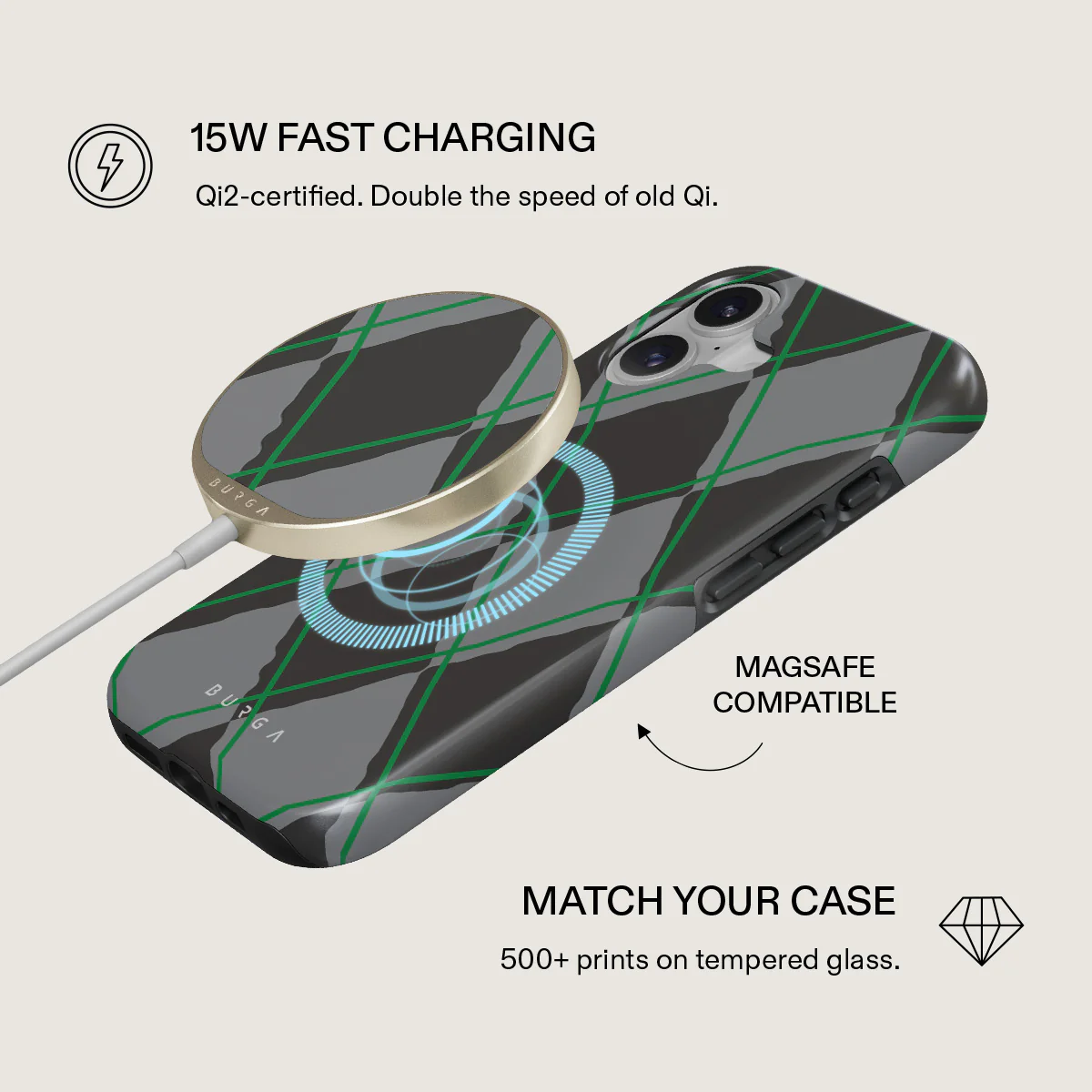 Old School - Magnetic Wireless Charger - Image 2