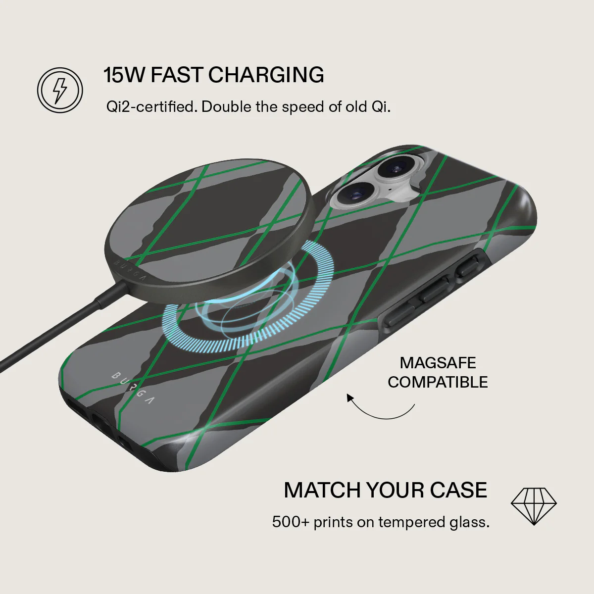 Old School - Magnetic Wireless Charger - Image 5