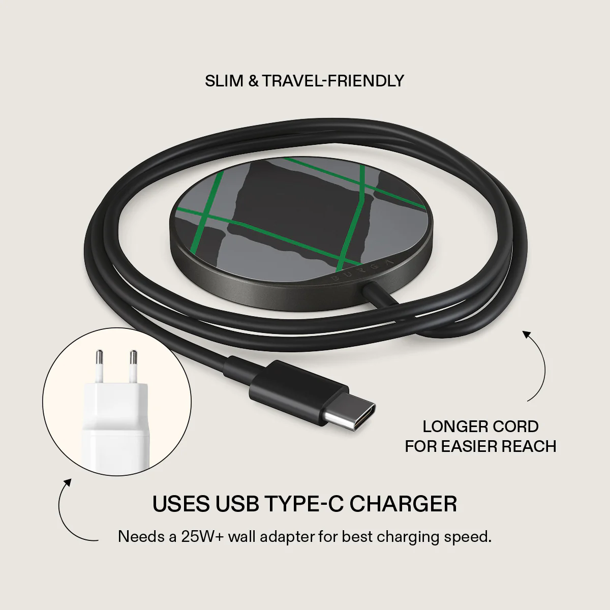 Old School - Magnetic Wireless Charger - Image 6