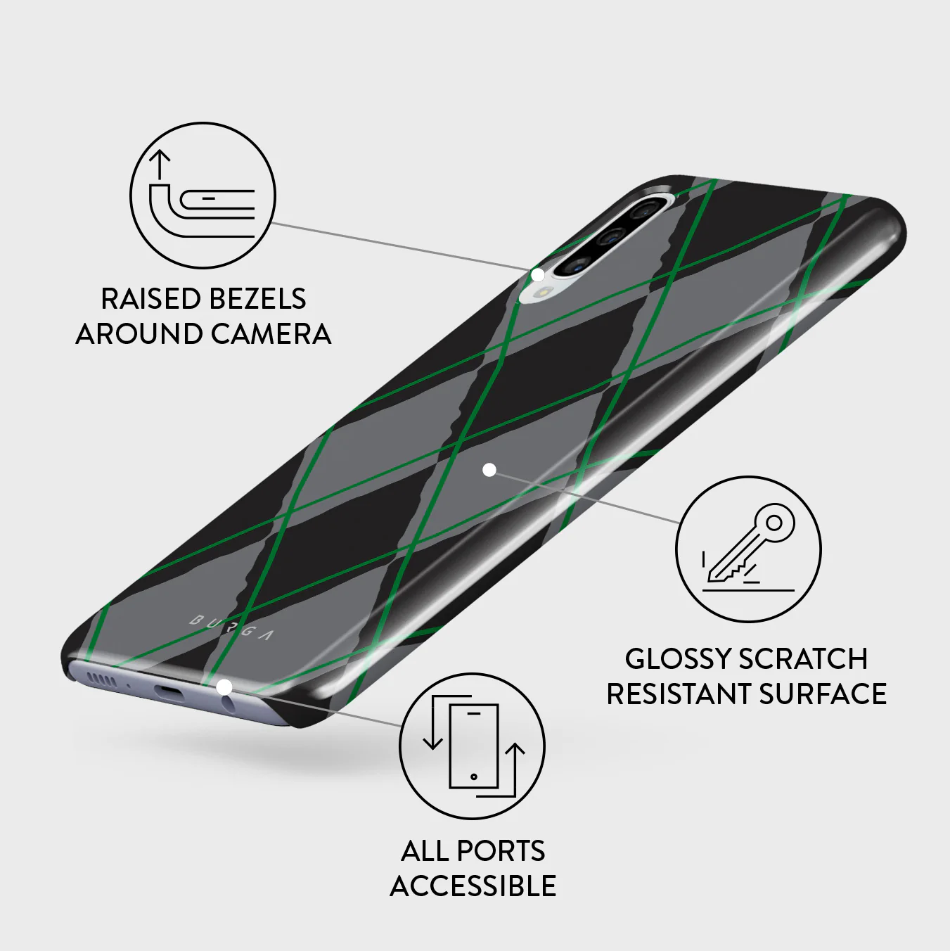 Old School - Samsung Galaxy A50 Case - Image 3