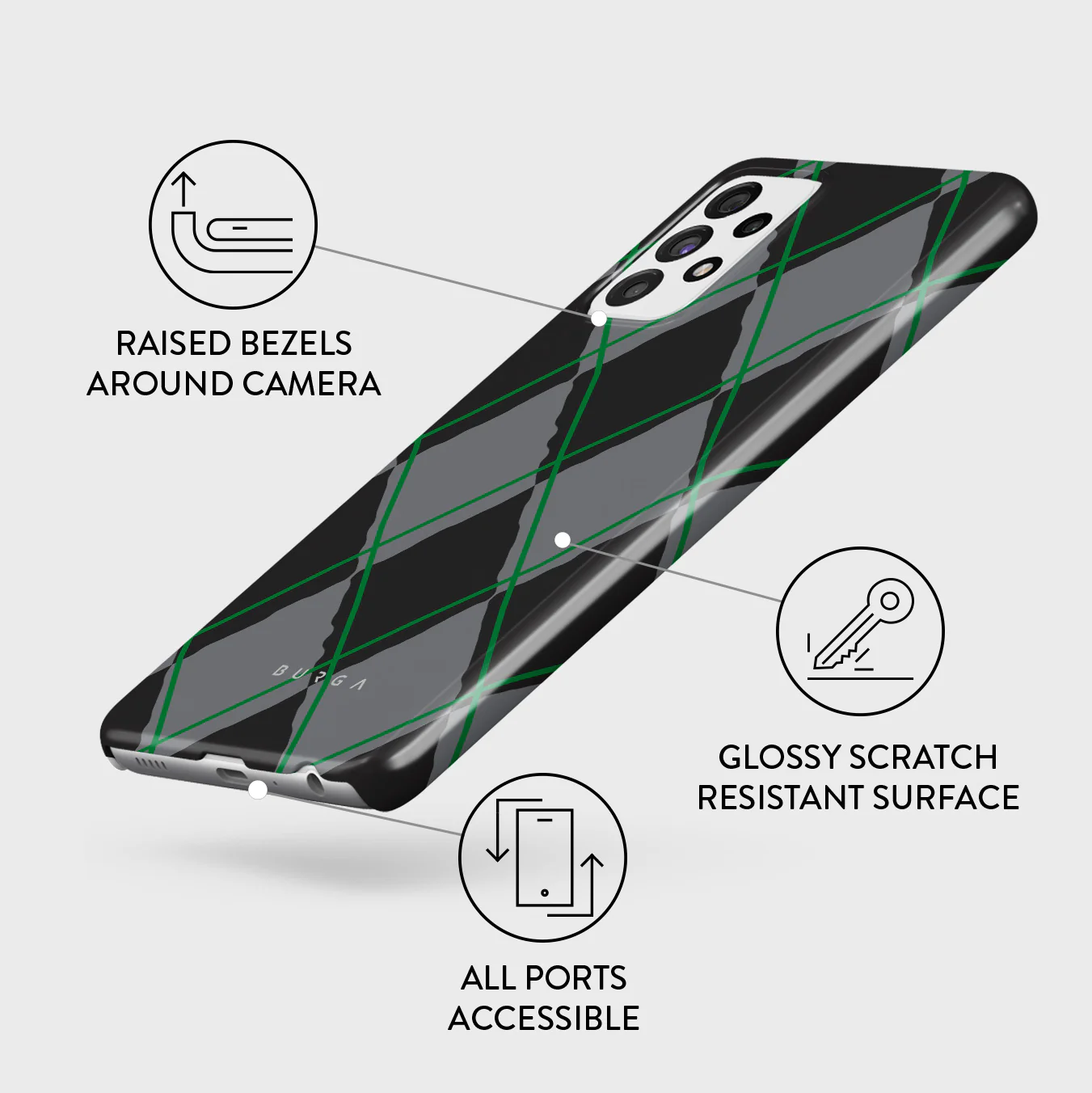 Old School - Samsung Galaxy A72 4G / 5G Case - Image 3