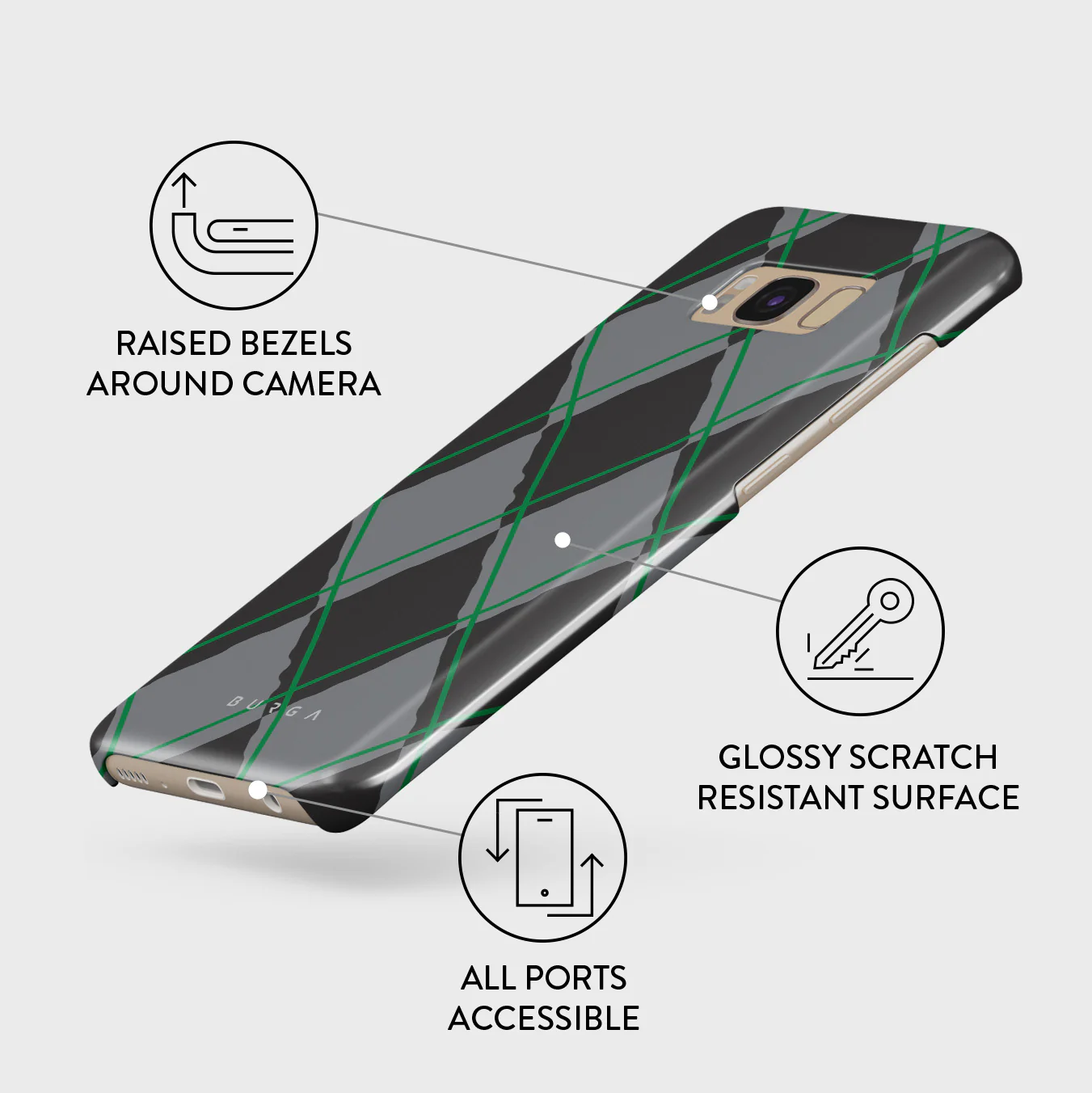 Old School - Samsung Galaxy S8 Case - Image 3