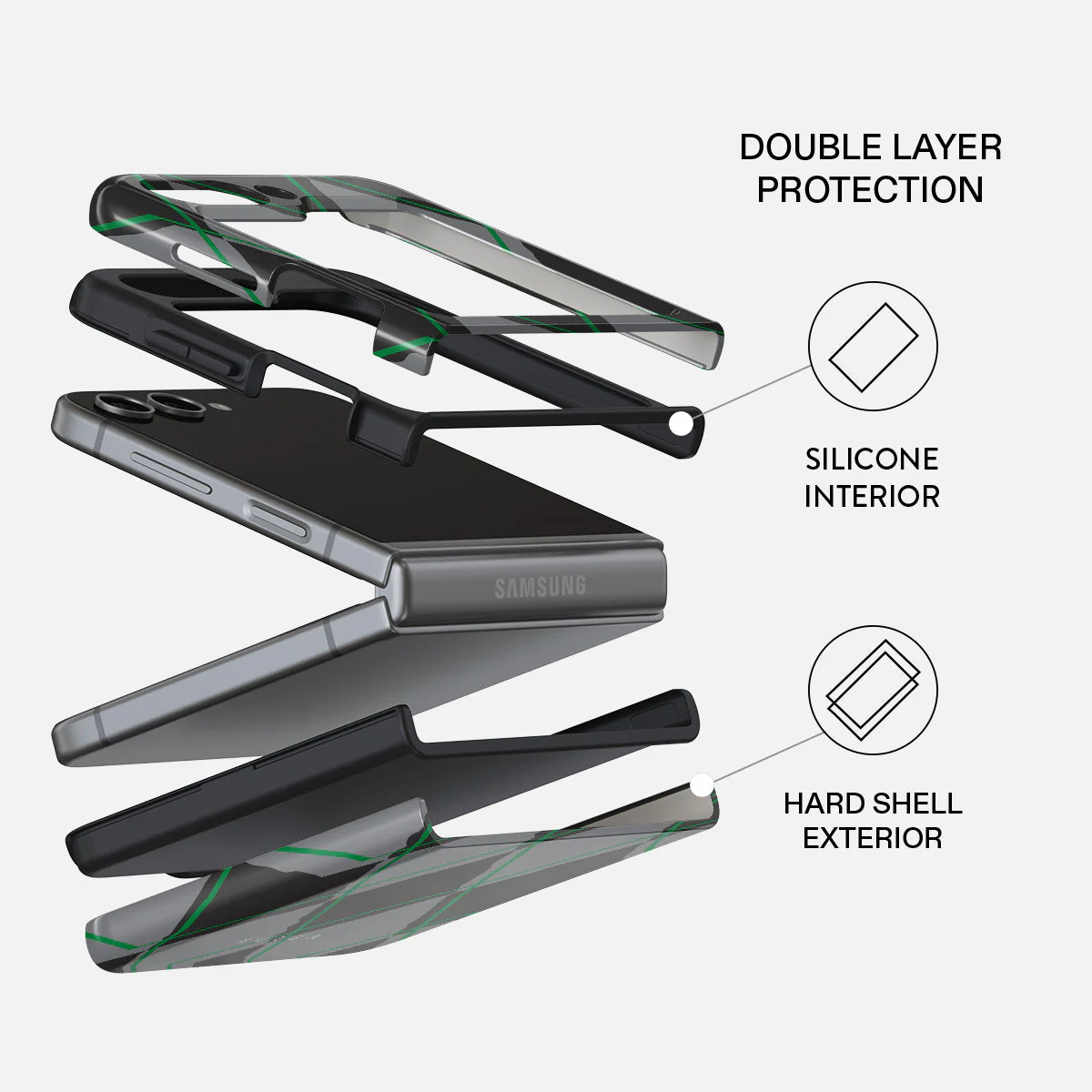 Old School - Samsung Galaxy Z Flip 5 Case - Image 2