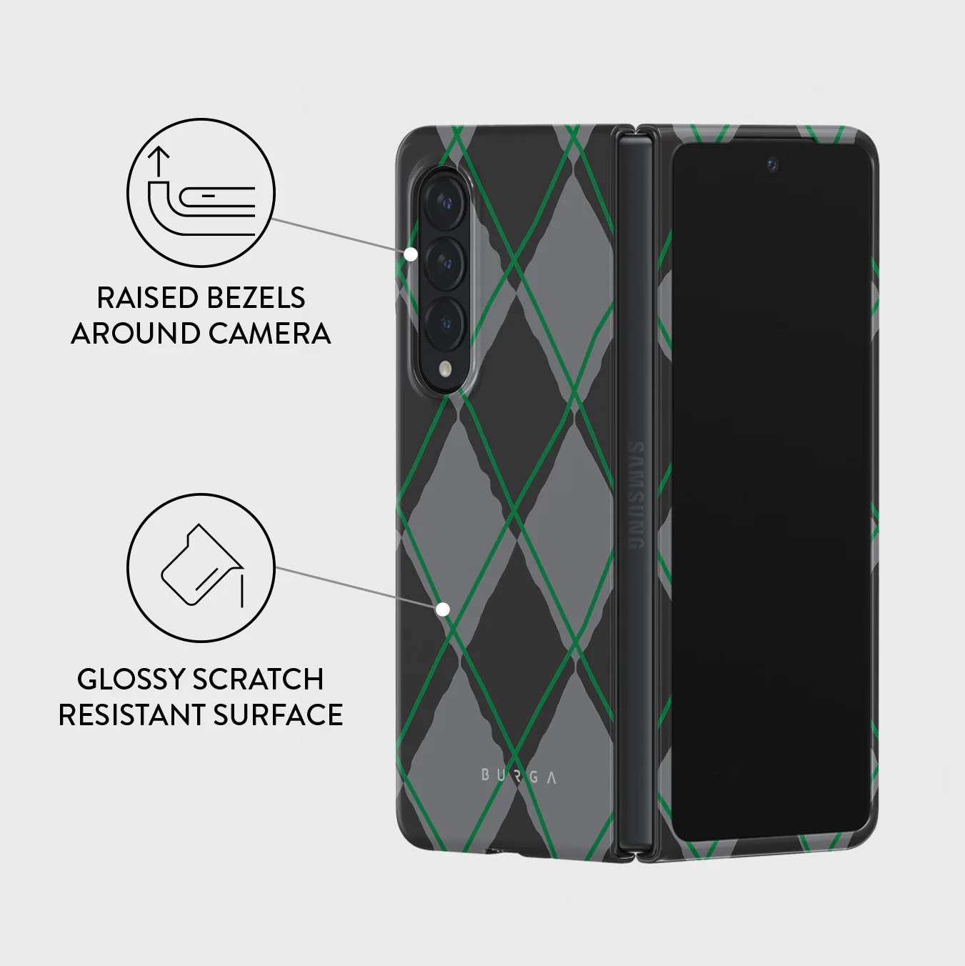 Old School - Samsung Galaxy Z Fold 3 Case - Image 3