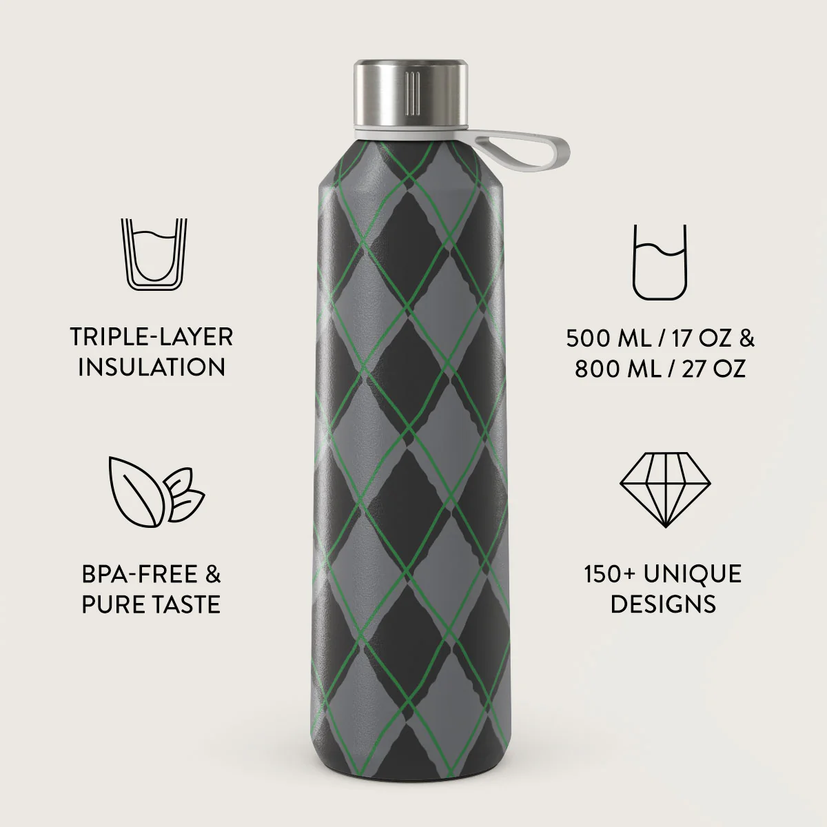 Old School - Water Bottle - Image 3