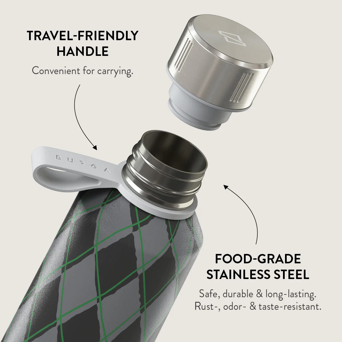 Old School - Water Bottle - Image 4