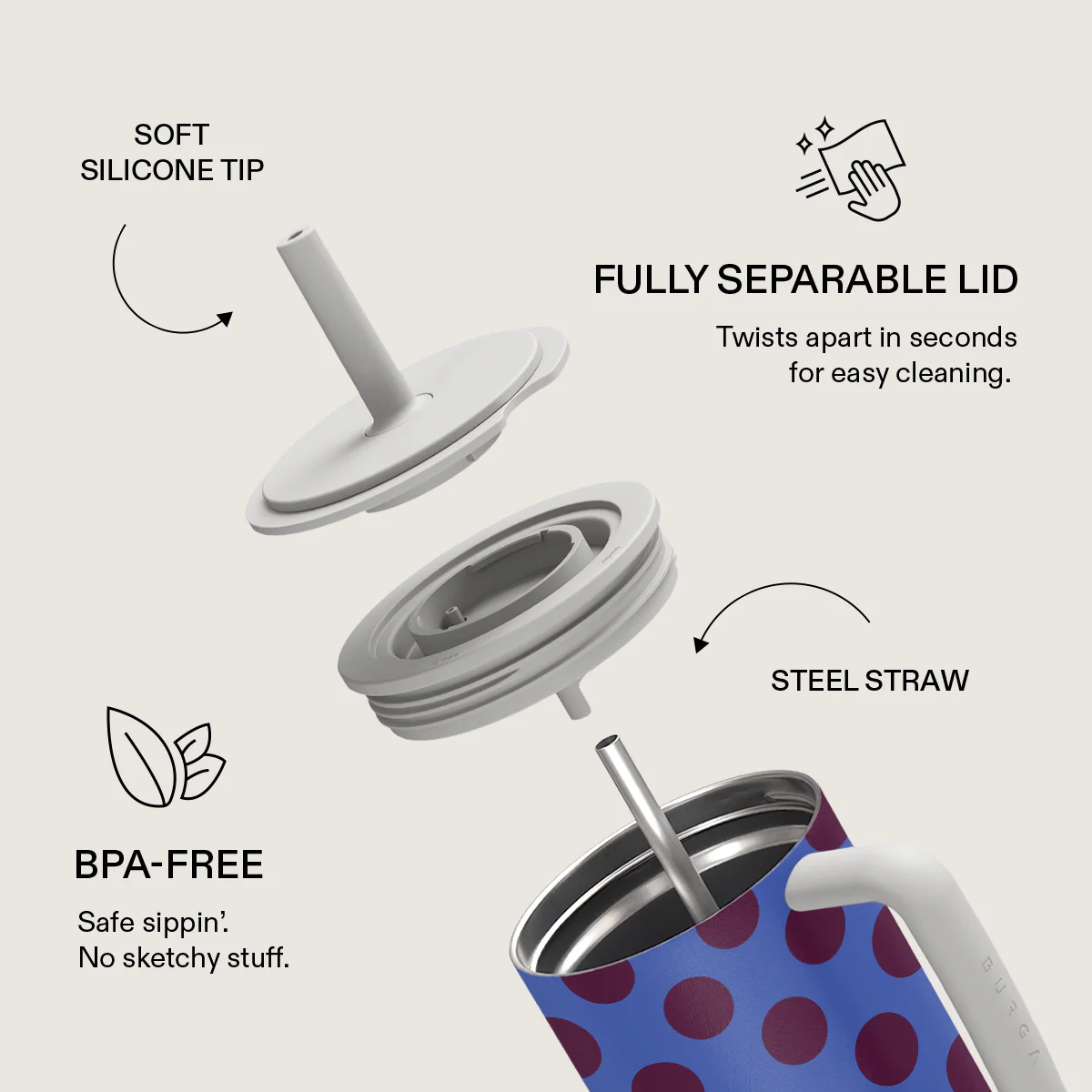 On Pause - All Day Leakproof Tumbler - Image 6