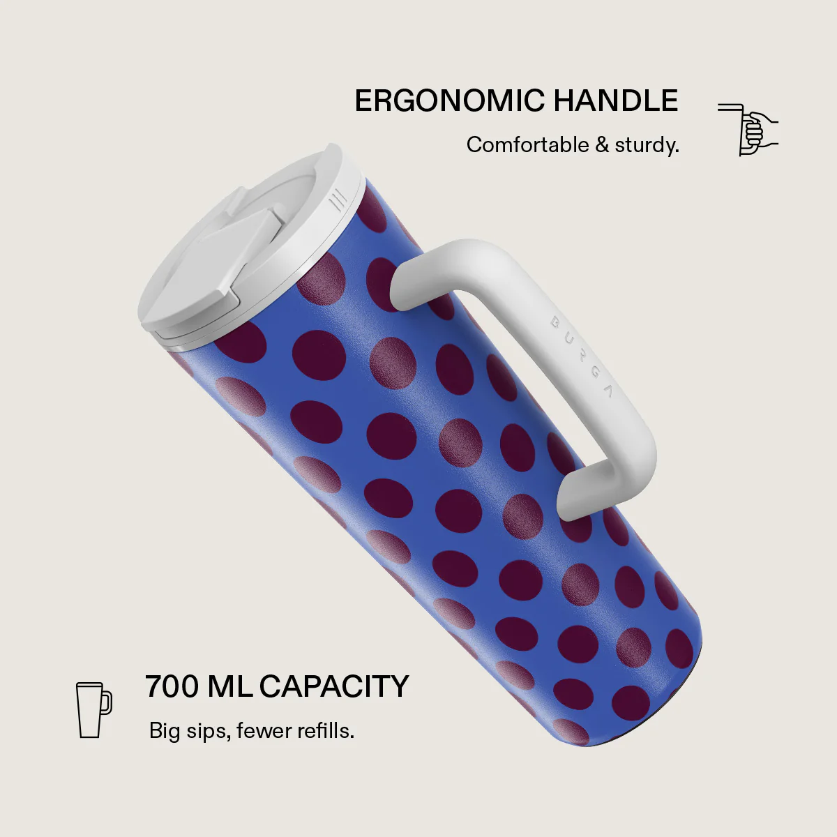 On Pause - EasyGrip Travel Mug - Image 2
