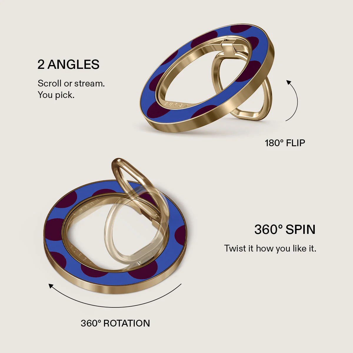 On Pause - Magnetic Ring Holder - Image 7