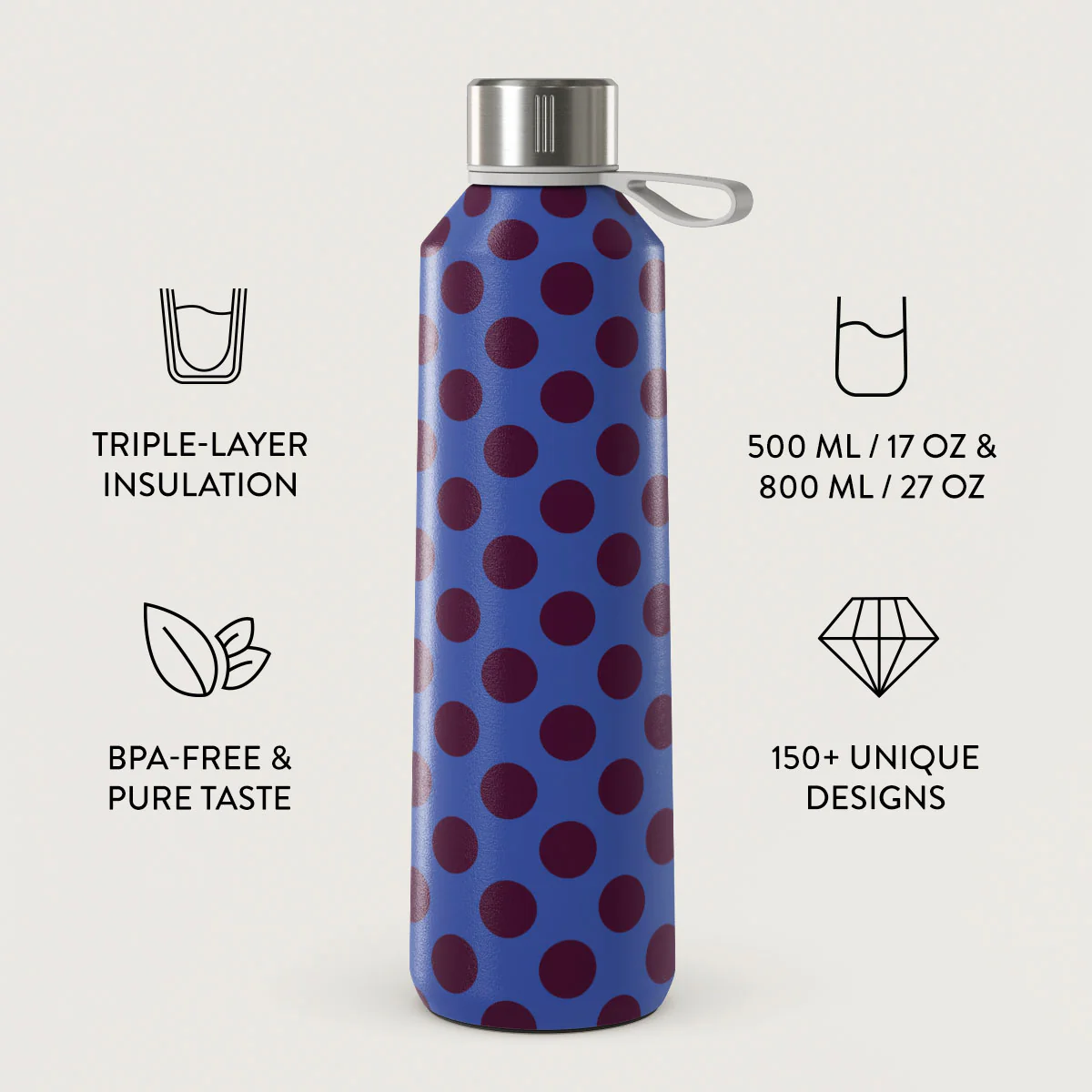On Pause - Water Bottle - Image 3